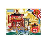 Pinypon Action - Academia Ninja, Juguete Templo de Prácticas Guerreros Ninja, con Una Mini Figura de Acción y Accesorios de Juego Pequeños, para Niños y Niñas Desde 4 Años, Famosa (PNC24000)