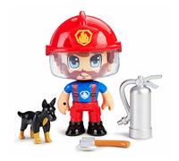 Pinypon Action - Figura Emergencia con Perro, Multicolor (Famosa 700015151)