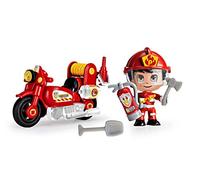 Pinypon Action - Moto de Bombero con 1 Figura, para niños y niñas a Partir de 4 años, Famosa (700015636)
