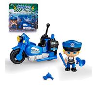 Pinypon Action - Moto de policía con 1 Figura, para niños y niñas a Partir de 4 años, Famosa (700015694)