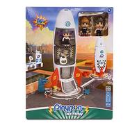 Pinypon Action - Rocket, Cohete Espacial de Juguete para Jugar al Espacio, Incluye 2 Figuras, un Alien y un Astronauta, y Varios Accesorios de Juego, + 4 años, Famosa (700017343)
