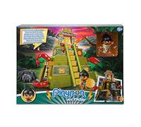 Pinypon Action - Wild. Trampas en la Pirámide, Set de Juguete de acción con Puzzles, trampas, Accesorios, un Tesoro y 2 Figuras de un muñeco Explorador y una araña Grande, +4 años, Famosa (700017053)