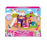 Pinypon - Guardería de Mascotas, Set de Juguete con una Figura, 4 animalitos, Perro, Gato, Tortuga y pájaro y Accesorios de Juego, para niños y niñas a Partir de 3 años, Famosa (700017207)