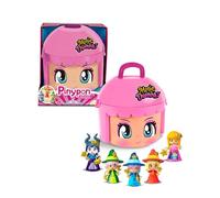 Pinypon - Magic Dreams, 5 Figuras Exclusivas con los Personajes Principales de la Bella Durmiente, Incluye Pequeños Accesorios, Contenedor y Bandeja con Compartimentos, +3 años, Famosa (PNY88000)
