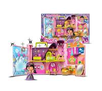 Pinypon - Mansión de Cuentos, Casa de Juego con Diferentes Rincones y Escenarios, Figura de la Princesa Jazmín, Incluye +20 Accesorios, Mansión en Forma de Maletín, +3 años, Famosa (PNY89000)