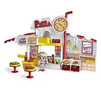 Pinypon - Pizzería, Escenario de Juego, con 1 figurita, niños y niñas a Partir de 4 años, Famosa (700014755)