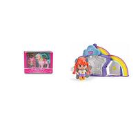 Pinypon - Pony Melena al Viento con Figura, Gama Pelazo Estilazo + Estrella y Unicornio Volador, Color/Modelo Surtido, 32 Pequeños Accesorios