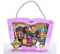 Pinypon - Set con Figuras de Peter Pan, Garfio y Campanilla, para niños y niñas a Partir de 4 años, Famosa (700012738)