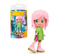 Pinypon TOP Girls Pink, Chica TOP Rosa con Outfit de Street Style, Figura de 11 cm Articulada de Brazos y Piernas, Doble Cara y Ropa y Zapatos Intercambiables, +4 años, Famosa (PNN00300)