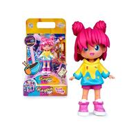 Pinypon TOP Sushi Foodie Girl, Chica TOP con Temática Japonesa, Figura Articulada de Brazos y Piernas, Doble Cara y Ropa y Zapatos Intercambiables, Sobre con Accesorios, +4 años, Famosa (PNN01200)