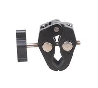 Pinza ajustable de aluminio para cangrejos de 1/4 3/8, adaptadores de rosca para equipo de estudio, abrazadera de montaje de aleación de aluminio de 97 g, abrazadera de cangrejos para fotografía