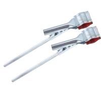 Pinza ajustable for sujetar tubos de ensayo - 2 unidades, equipo de laboratorio con almohadilla antideslizante for experimentación segura