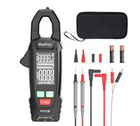 Pinza Amperimétrica, Comprobador Eléctrico TRMS 6000, Auto-ranging, NCV, Detección de Hilo Vivo, Corriente AC, Voltaje AC/DC, Continuidad, Capacitancia, Resistencia, Frecuencia, Diodo, Temperatura