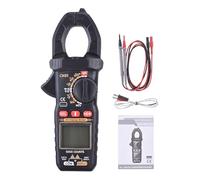 Pinza amperimétrica de CA de 600 A, multímetro digital con NCV, 6000 recuentos, mide voltaje, corriente, capacitancia, temperatura, prueba de diodos, detección de voltaje sin