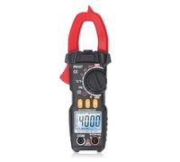 Pinza Amperimétrica Digital 6000 Cuentas T RMS Multímetro Voltímetro de Rango Automático Amperímetro con Corriente y Voltaje CA/CC NCV/cable Vivo Diodo de Irrupción Continuidad