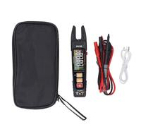 Pinza amperimétrica digital con pantalla a color, alta precisión y batería 700mAh recargable - Medición NCV, AC/DC, voltaje, frecuencia y más, portátil y fácil para electricist