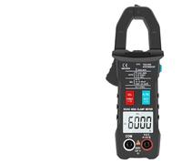 Pinza amperimétrica digital de 1 pieza, RMS verdadero 6000 CC/CA 100 A 1 mA, amperímetro, multímetro, voltímetro de corriente for coche, capacitancia y temperatura(ZT-QB4)