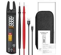 Pinza amperimétrica digital de alta precisión, CC/CA 100 A, amperímetro inteligente, pinzas, multímetro automático corriente T-RMS, comprobador eléctrico voltaje(BSIDE U1)