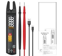 Pinza amperimétrica digital de alta precisión, CC/CA 100 A, amperímetro inteligente, pinzas, multímetro automático corriente T-RMS, comprobador eléctrico voltaje(BSIDE U0)