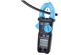 Pinza amperimétrica digital MC-40, voltaje CA/CC, 600 V CA, 600 A, comprobador de corriente, diodo, NCV, prueba de ohmios, 6000 cuentas, valor eficaz verdadero, rango automático