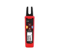Pinza amperimétrica digital, Medidor De Horquilla Corriente CA CC 60A UT256 Valores Eficaces Verdaderos Amperométrico Abrazadera Amperímetro Digital Prueba NCV