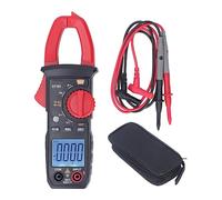 Pinza Amperimétrica Digital, Multímetro con Medición Precisa para Corriente, Voltaje y Resistencia, Retroiluminada, para Diagnóstico Eléctrico - Localización de Fallos Rápida,