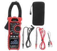 Pinza Amperimétrica Digital Portátil HT208A, Medidor de Corriente y Voltaje 1000A AC/DC - Multifunción con Pantalla LCD, Protección Contra Sobrecarga, Ideal para Mantenimiento