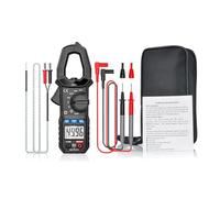 Pinza Amperimétrica Digital T-RMS 6000 Recuentos Multímetro Prueba De Voltaje Sin Contacto Medidas De Rango Automático Probador De Temperatura De Voltaje Actual Pinza Digital