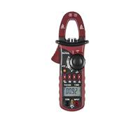 Testboy TV 216N pinza amperimétrica digital (iluminación del punto de medición, medición de tensión/voltaje hasta 600 V CA/CC, medición de corriente hasta 60 A CA/CC, T-RMS), rojo/negro