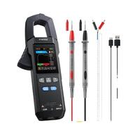 Pinza amperimétrica DMC-100, 10000 cuentas TRMS, amperímetro CA/CC, pinza de 600 A, multímetro digital con carga USB, herramienta for electricistas