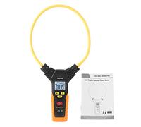 Pinza Amperimétrica Flexible, Multímetro Digital de Corriente CA, Pantalla LCD Retroiluminada para Pruebas y Mantenimiento eléctricos. Cómodo de Usar, con Linterna, Retención de
