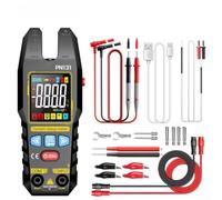 Pinza amperímetro digital recargable PN131, 4000 unidades AC/DC Amperímetro con verdadera alarma RMS y NCV, ideal para y uso (PN131 PRO)