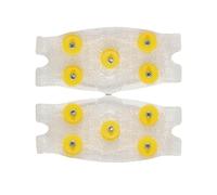Pinza antideslizante - Tacos de tracción para hielo | Tacos de tracción para hielo | Crampones de agarre para zapatos de nieve | Par de picos de nieve para invierno