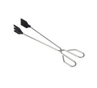 Pinza cocina de acero inoxidable con pala de silicona 35 cm.
