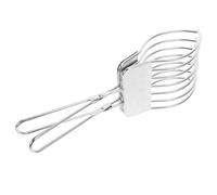 Pinza Cortadora de Acero Inoxidable para Jamón y Pan, Guía de Corte | Sujeción Segura Protector para Dedos, Cortes Uniformes, Uso en Barbacoa y Estación de Servicio