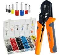 Pinza Crimpadora Capicorda Profesional Kit Electricista Completo Cables 500 PZ