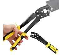 Pinza crimpadora HOMURY - Pinza de prensado manual de metal - Herramienta de construcción seca para pernos de acero - Cerradura de perforación
