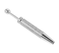 Pinza de Acero Inoxidable para Joyería, 3 Puntas, Plata | Acabado Pulido, Estructura Compacta y Ligera, para DIY y Aplicación de Pedrería en Uñas