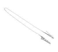 Pinza de Acero Metálica de Cadena Servilletas Cocodrilo con Inoxidable