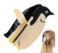 Pinza De Acetato Con Diseño De Garra - Accesorio Para El Cabello, Estilo Divertido | Pinza Pequeña De Acrílico Con Forma De Pingüino, Ideal Para Decoración En Peinados De Mujeres Y Niñas, Creando