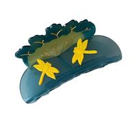 Pinza de acetato para el cabello, pinza de acetato para el pelo, de agarre fuerte, diseño de perlas, accesorios creativos para el cabello para mujeres y niñas, mejora los peinados de moño y cola de