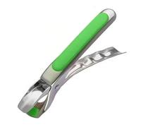 Pinza de agarre antiescaldaduras for platos calientes, pinzas antideslizantes for cuencos, mango silicona, herramienta cocina, 3 uds para Cuencos(Green)