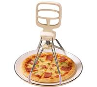 Pinza de agarre para calefacción - Clip de elevación de cuenco resistente al calor herramienta de entrada de cocina de acero inoxidable, soporte de sartén antiquemaduras con mango antideslizante