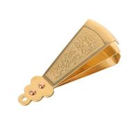Pinza de Aseo Vintage Dorada de Latón y Cobre para Barba | Acabado Clásico Retro, Precisión para Cejas, Uso en Casa y Retoques Rápidos