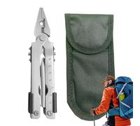 Pinza de bolsillo multiherramienta, pinza multiherramienta, tijeras de electricista, herramienta multifunción, abrebotellas, cortador de alambre con destornillador, pelacables multifunción