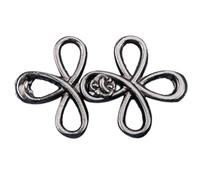 Pinza de cintura para nariz, tréboles, hebilla, cierre de tréboles, botón, talla única, como se describe, como se describe