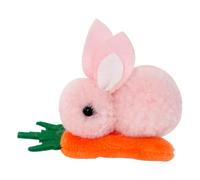 Pinza de conejo para el pelo, pequeño y bonito pasador de agarre de animal | Pasador de pelo de zanahoria de conejo para el día de Pascua, para uso diario, Pascua, festival de primavera, evento escolar