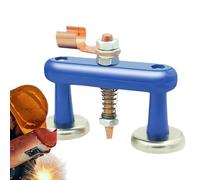 Pinza De Conexión A Tierra Magnética Para Soldadura | Cabezal de Soldadura de Alta Resistencia,Soporte para Soldar Resistente a Altas Temperaturas en Obras de Construcción