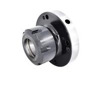 Pinza de cuatro ejes con brida ER50, mandril de fijación de 130 mm for máquina herramienta de torno CNC, acero al carbono, 1 unidad(Er50-160(7hole))