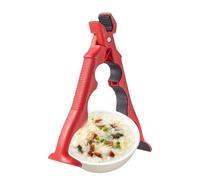 Pinza de cuenco caliente, abrazadera de elevación antideslizante para sartenes de pizza, soporte de clips de agarre para placa caliente, para interiores, hogar, reunión, barbacoa, cocina